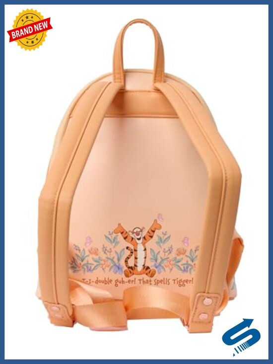 Loungefly Disney Tigger Mini Backpack Faux Leather Handbag Shoulder Strap